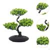 Artificial Bonsai Pine 10.2x13.4inch PP Material for Home Decoration