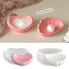 Flexible Silicone Heart Shell Mould For Casting Craft Easy Release WithCandle Soap Ideal For Home Decoration