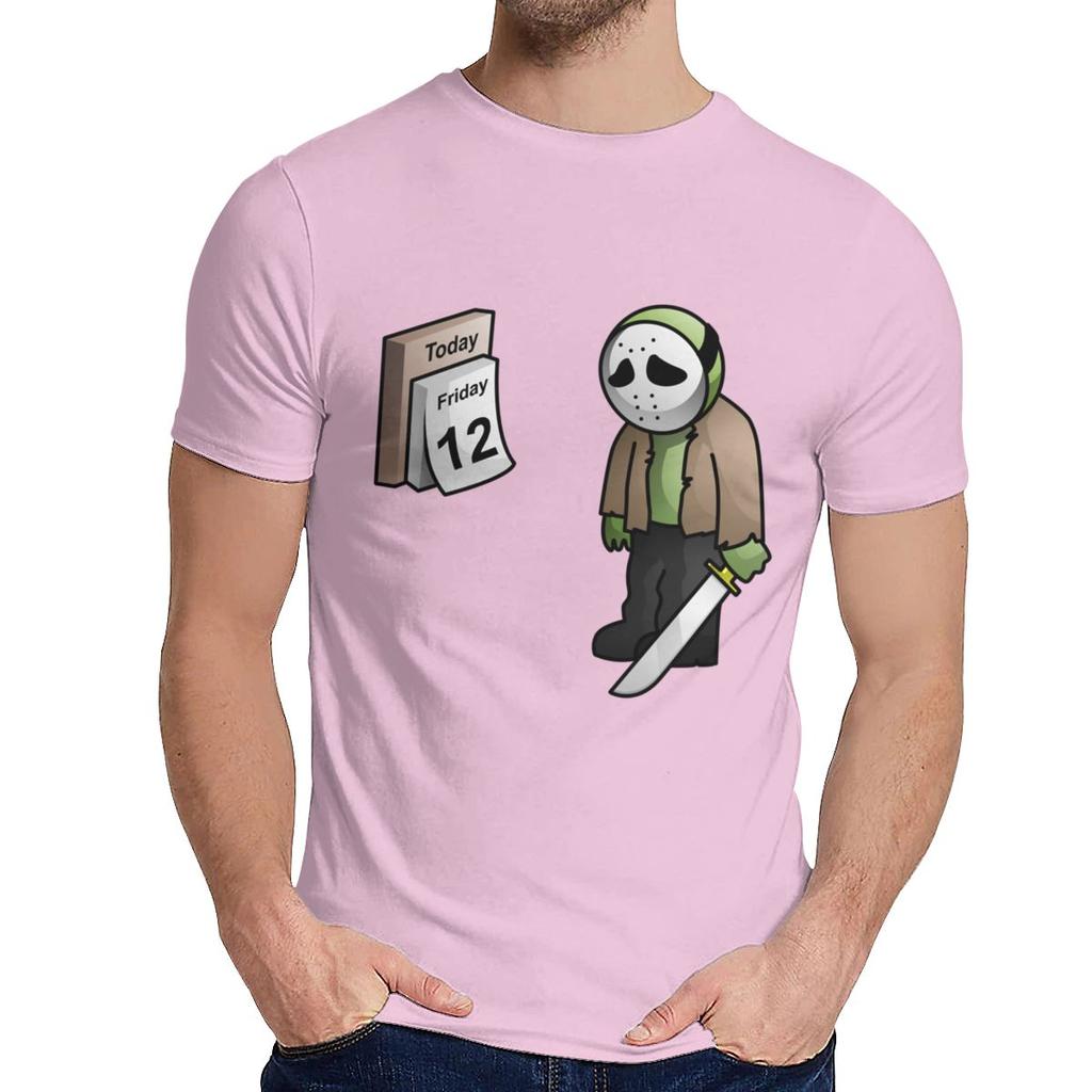 Good Cotton Friday The 13Th Parody The 12Th Sad Jason Voorhees Horror Slasher T Shirt Men