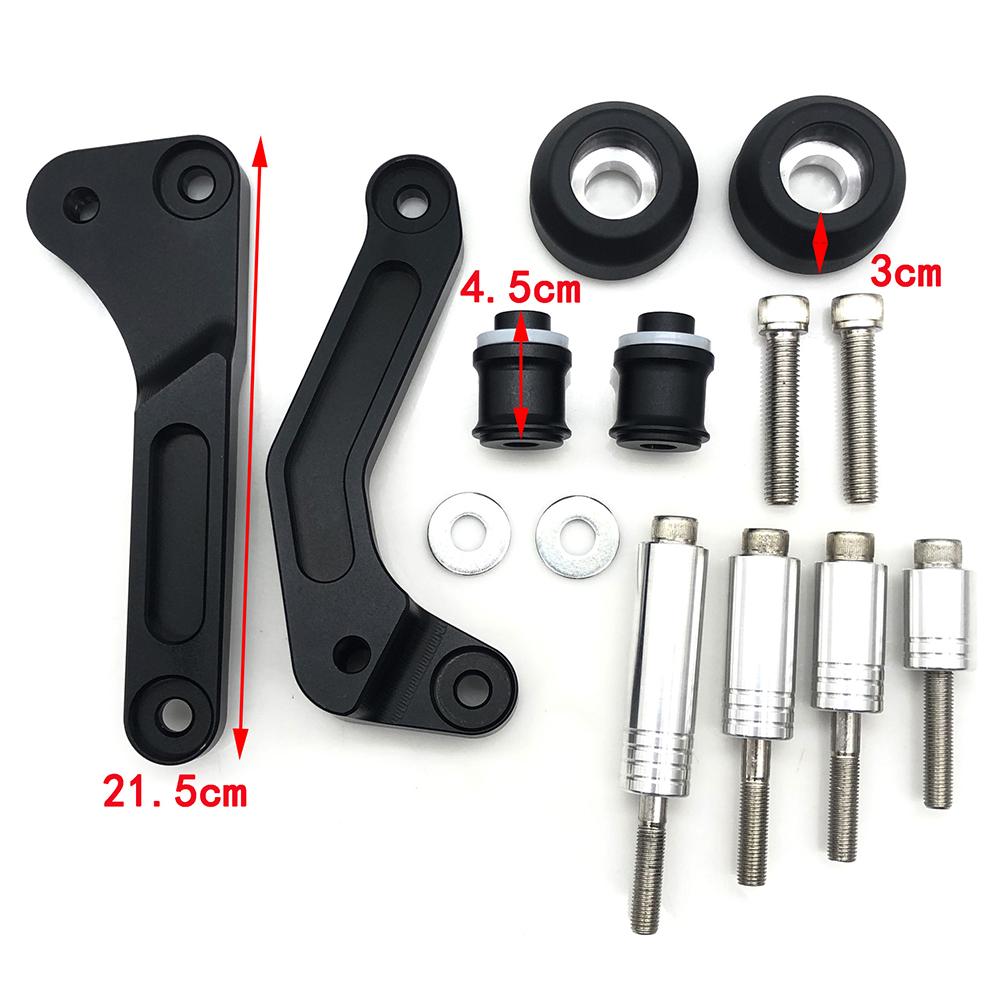 Motorcycle CNC Aluminum Frame Slider Crash Pad Guard Cover Slider Protector For Kawasaki Ninja400 Z400 Ninja 400