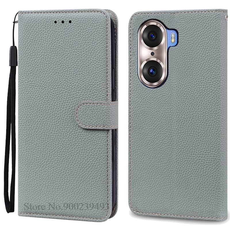 For Honor 60 Pro Case Honor 60 Case Silicone Soft Leather Flip Case For Honor 60 Pro Wallet Cover Phone Fundas Coque