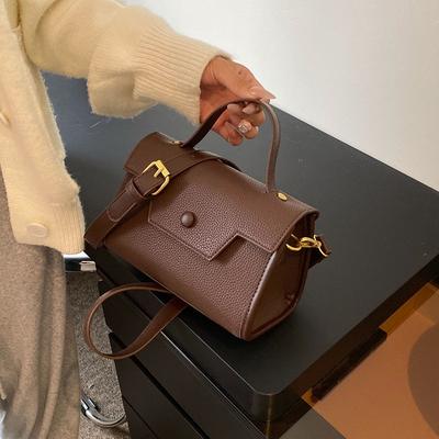Petit sac carré pour les trajets quotidiens automne et hiver nouveau sac à bandoulière mode style sac messager sac rétro pour femmes