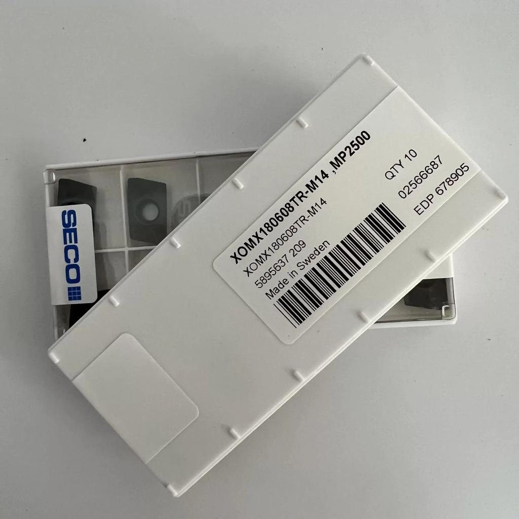 Seco / XOMX180608TR-M14,MP2500 /Original Genuine CNC Alloy Blade 10 PCS
