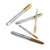 5pcs set Titanium Coated HSS Thread Screw Tap Kit M3 M4 M5 M6 M8 Forward Chip Ejection