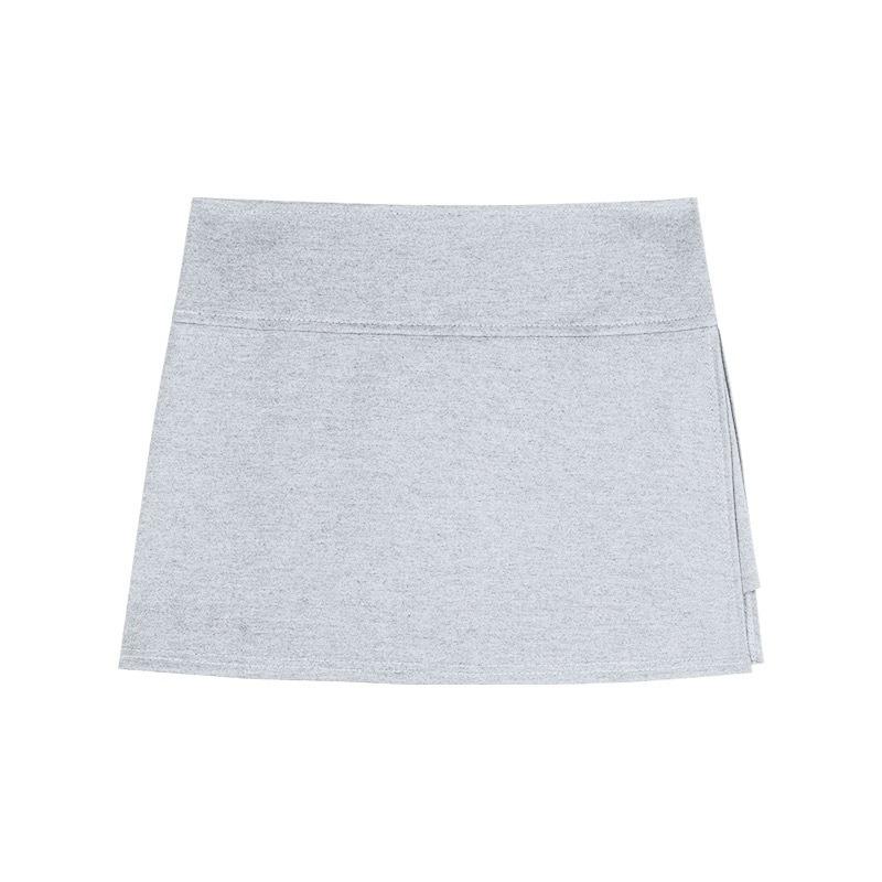 Hip-wrapped split culottes A-word yoga shorts Anti-light versatile design Anti-light design sports shorts