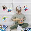 Cm2307023 Cute Cartoon Smurf Themed Interactive Puzzle Diy Sticker Fun Pack