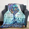 Mother'S Day Love Comforts Always Forever Themed Blanket Personalized Name Soft Warm And Versatile For Sofa Bed Office And Travel Machine Washable