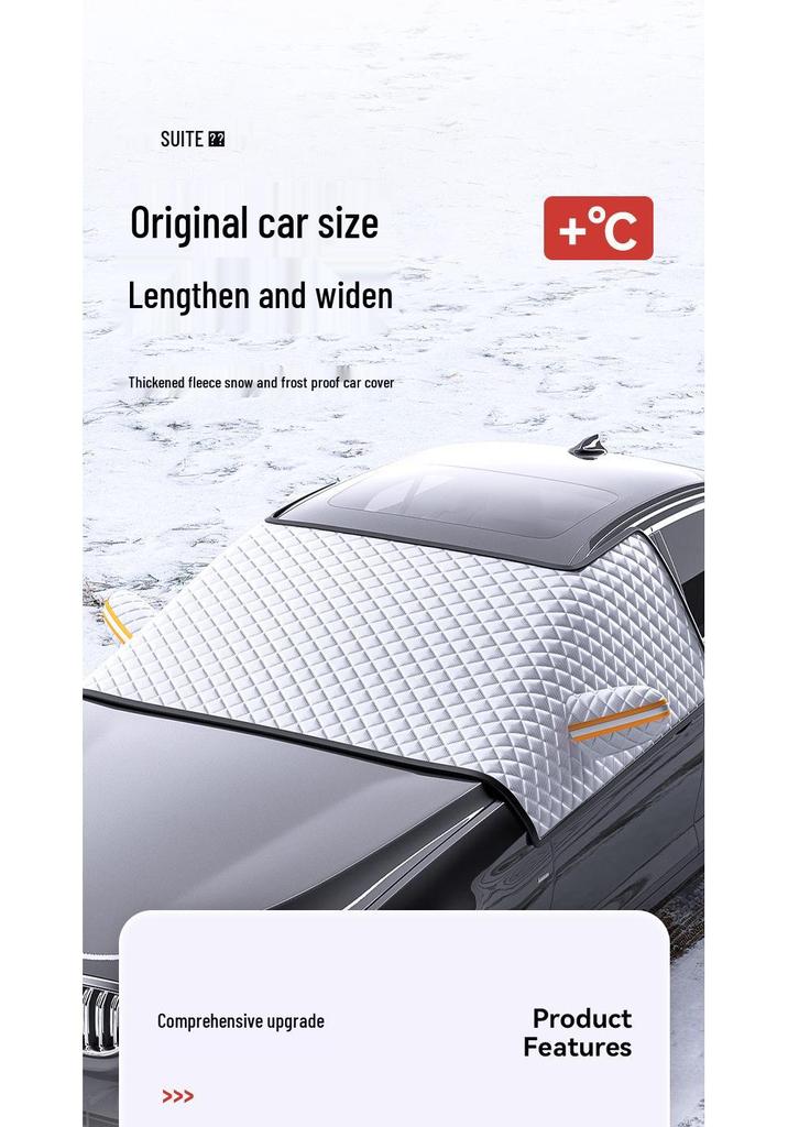 Car Sunshade Half Cover: Winter Anti-Freeze, Anti-Rain, Frost and Dust Protection Shield