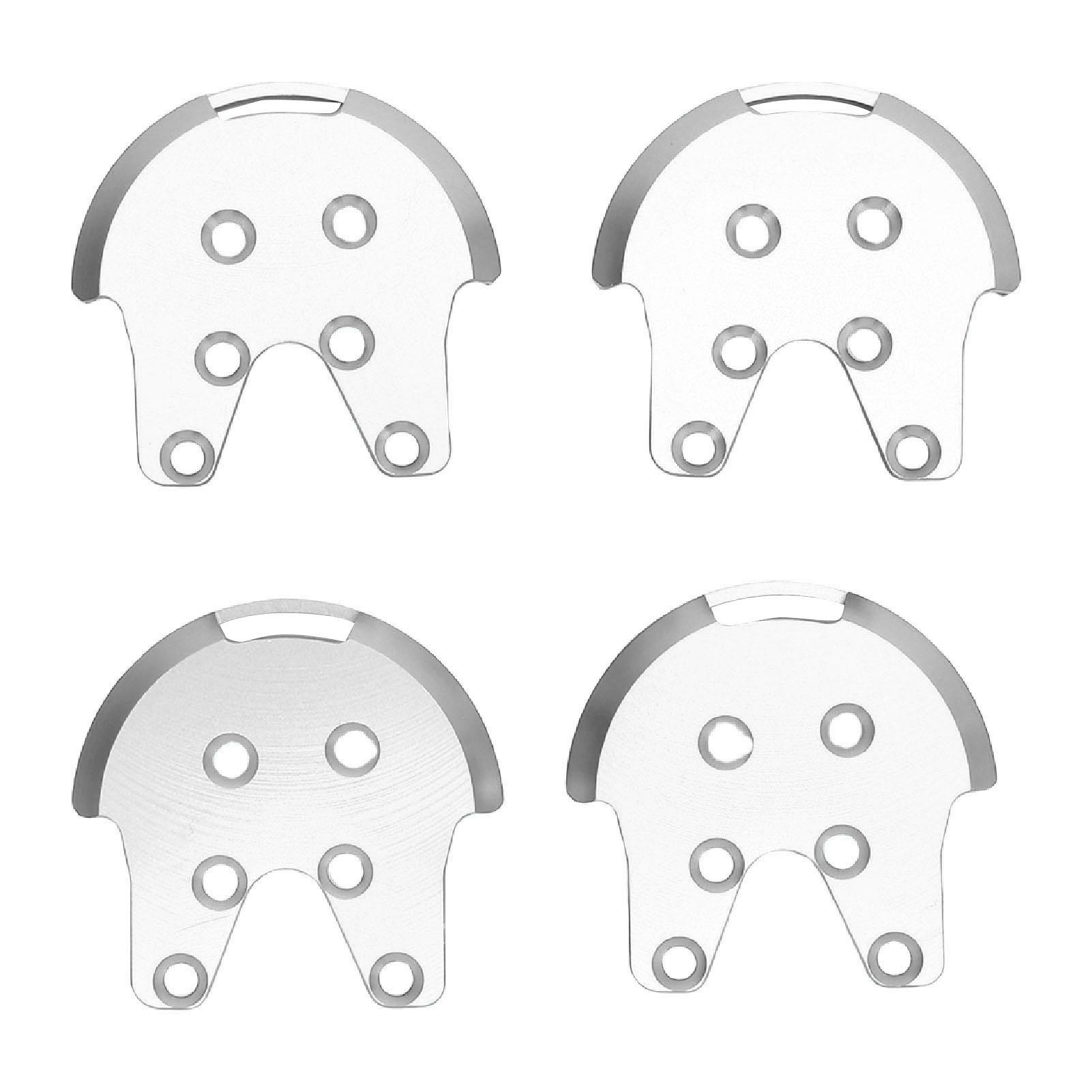

4PCS Metal Reinforcement Plate Kit Fit for DJI Phantom 2 3 Drones Aluminum Alloy Protective Propeller Motor Mount Base Silver срібний