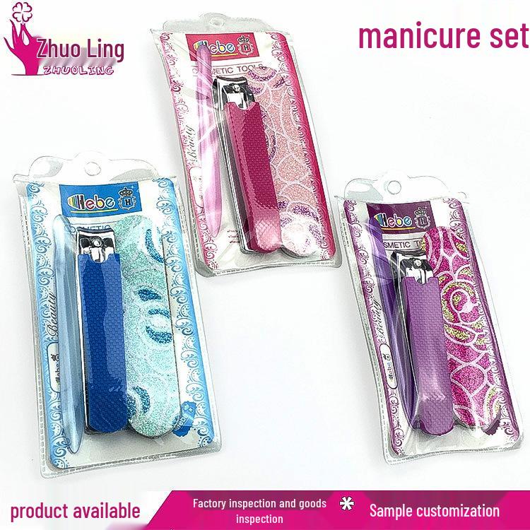 

3-Piece Manicure Set: Nail Clippers & Mini Nail File Color Random