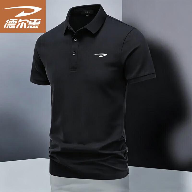 

DELHUI Men s Lightweight Casual Polo Shirt 2XL