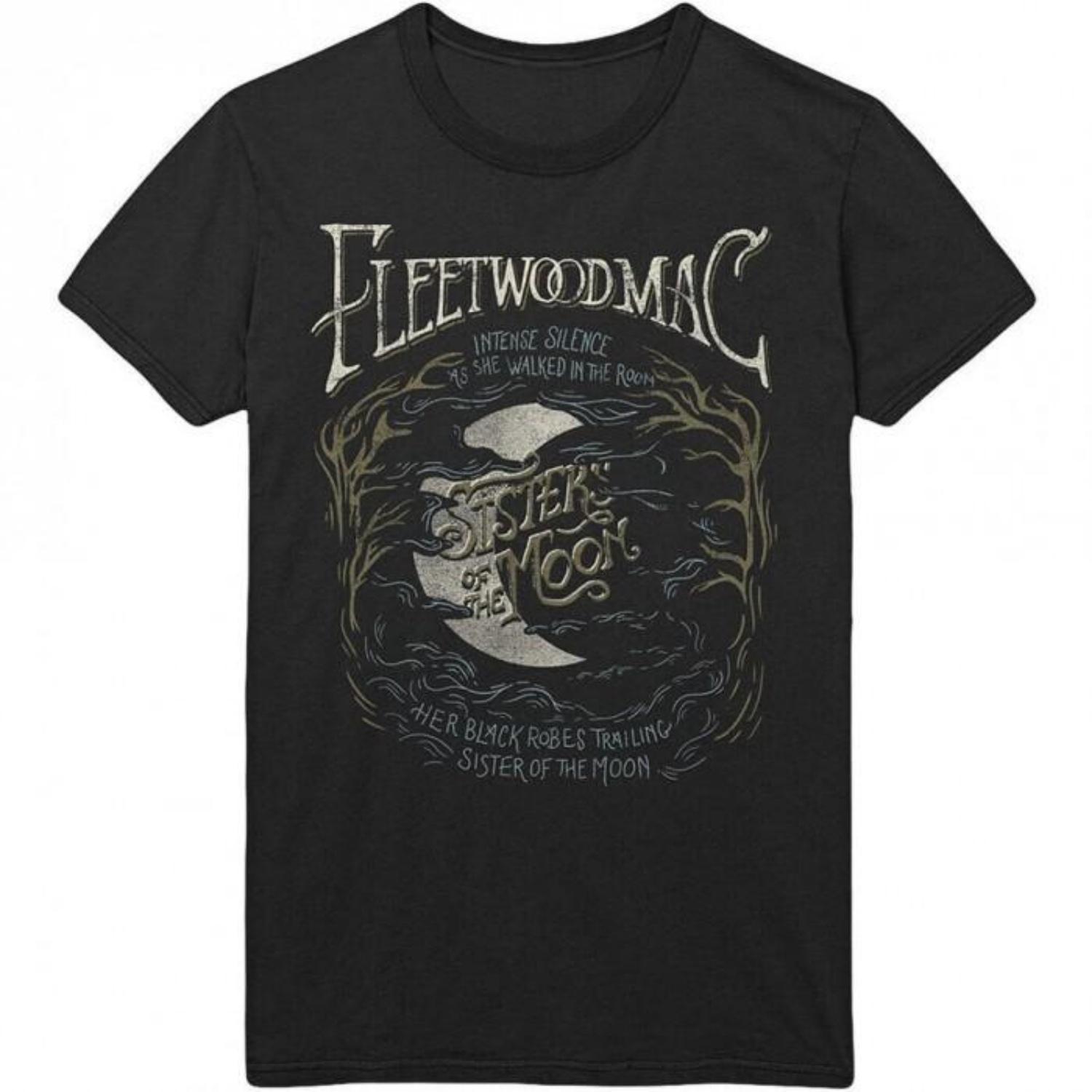 

Fleetwood Mac Unisex Adult Sisters Of The Moon T-Shirt S чёрный