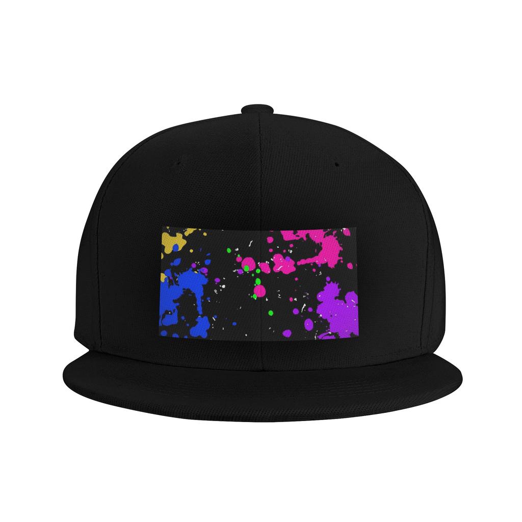 Colorful Graffiti Splatter Print Baseball Caps Snapback Fashion Baseball Hats Breathable Casual Casquette Outdoor for Unisex