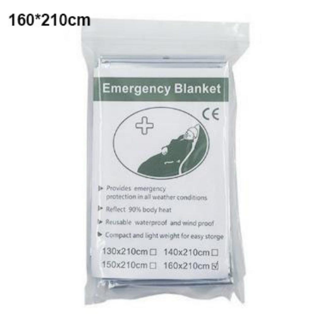 6 Стилей Аварийное Термоодеяло Водонепроницаемое Фольгированное Тепловое Одеяло Для Походов и Кемпинга 5
