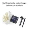 3M Solar Curtain Lights Fairy Garland String Lights 8 Modes Outdoor Waterproof Decorative Lights for Fairy Christmas House Garden
