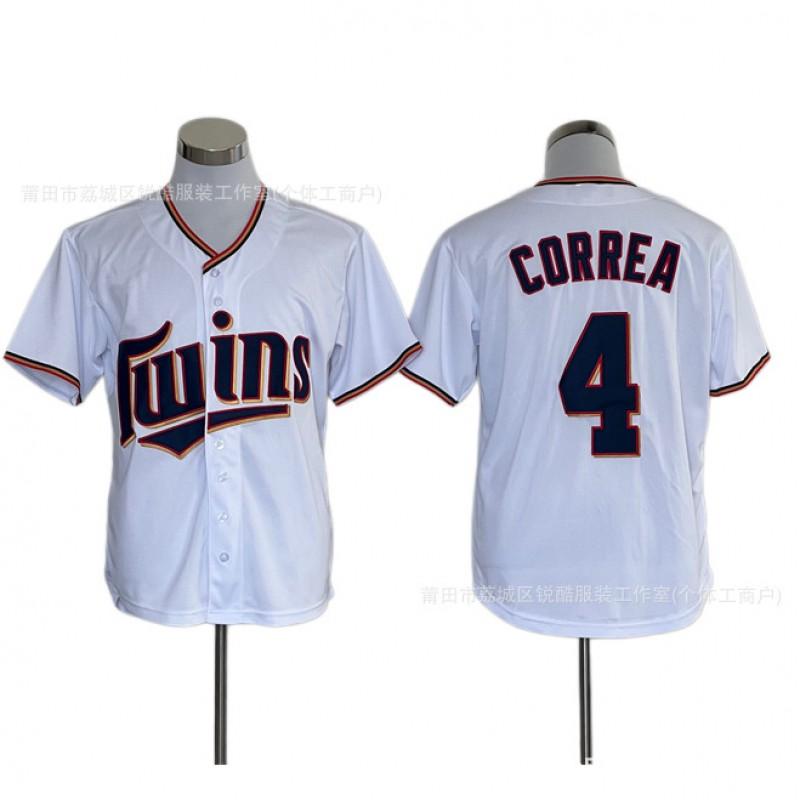 Baseball Jersey Twins 4 Correa Fan Edition Team Sports Uniform Adult Unisex