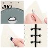 Enamel Pin Display Book 8 Felt Pages Badge Collector Album Collection Organizer Binder for Storing Brooches Buttons Badges