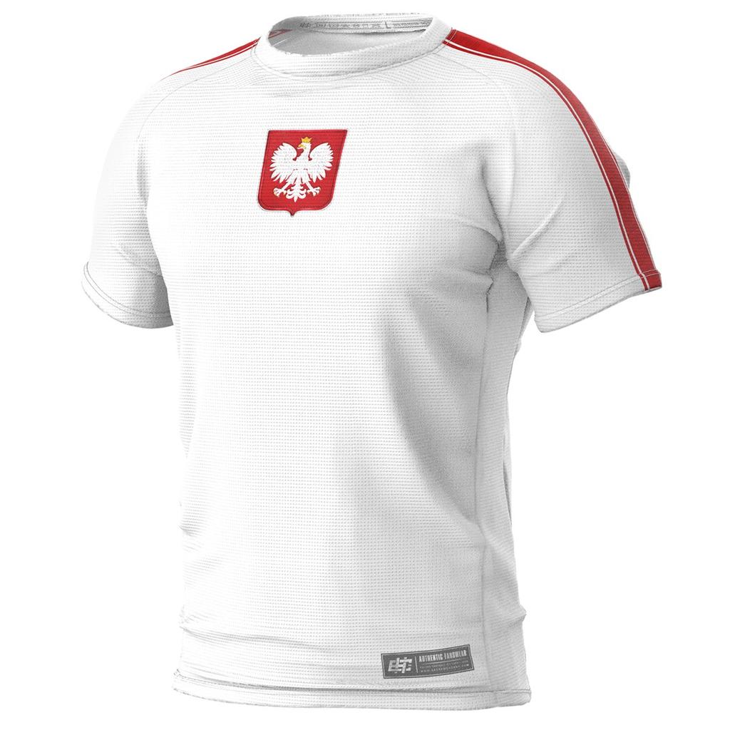 Technical T-shirt kids polska 2024 128 red