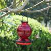 Leak-Proof Glass Hummingbird Feeder Weather Resistant Bird Automatic Feeder Outdoor