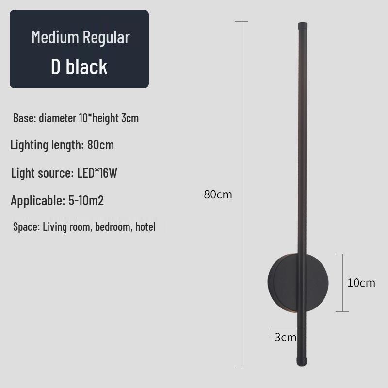 Creative Minimalist LED Wall Light for Hallway, Bedroom, Living Room, Study, and Staircase