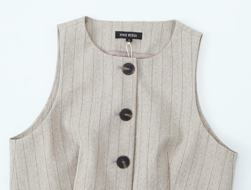 2025 Spring Women's Sleeveless Vest & Casual Pants - Euro-American Style Fashion