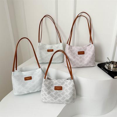 Large Capacity Trend Foreign Style Women's Bag 2025 New Retro Student Casual Shoulder Armpit Bag Fashion Tote Bag