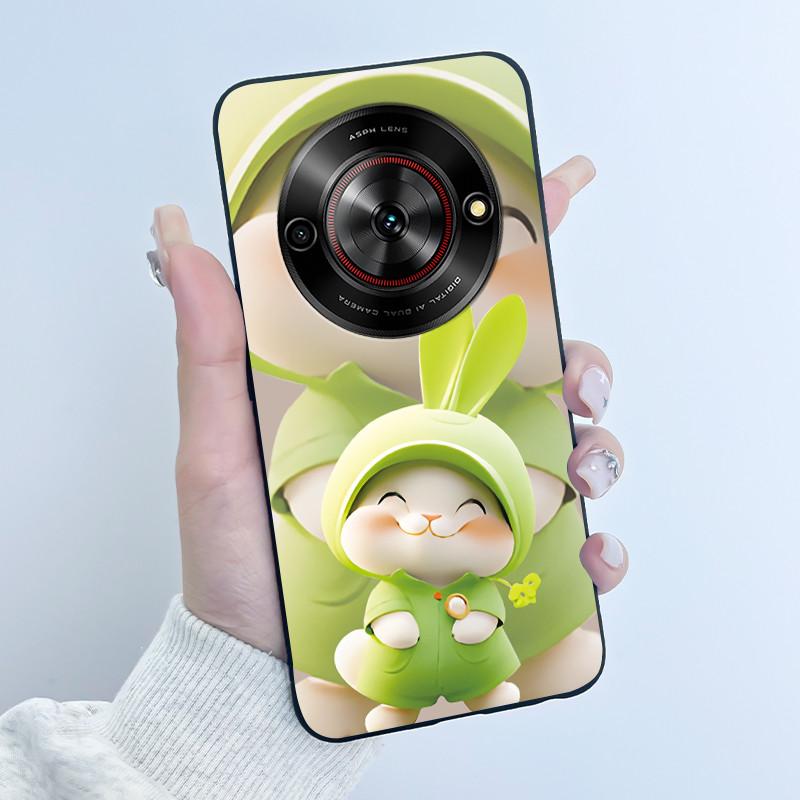 Phone Casing For ZTE Blade A75 5G Z2357N Nubia Focus 5G Case Luxury Dragon Cute Cool Boys Girls Black Soft TPU Back Shell Cover