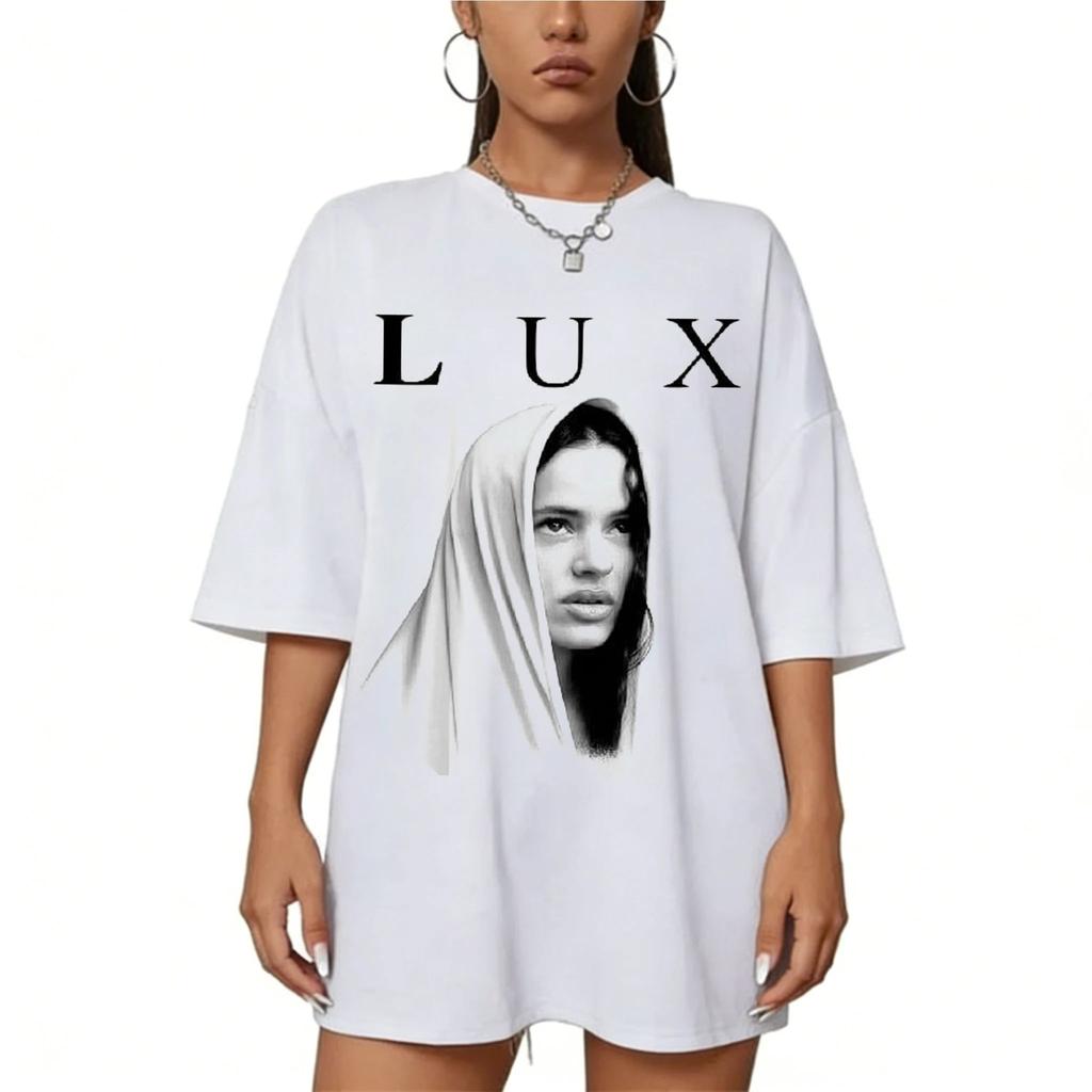 Rosalia Tshirt Rosalia Lux Tour 2026 Tshirt Vintage Graphic Print T Shirts Retro Fan Gift Casual Loose Fashion Tee Unisex