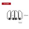 For BMW 3 Series F30 F34 2013-2018 Carbon Fiber Car Door Handle Bowl Frame Cover
