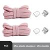 No tie Shoelaces for Shoes 8MM Flat Elastic laces Sneakers Kids Adult Quick Shoelace without ties Shoe Accessories