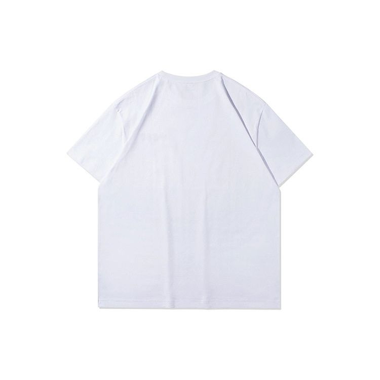 Li Ning Logo Embroidered Round Neck Loose Fit Short Sleeve T-Shirt Men Tops White AHSR753-5