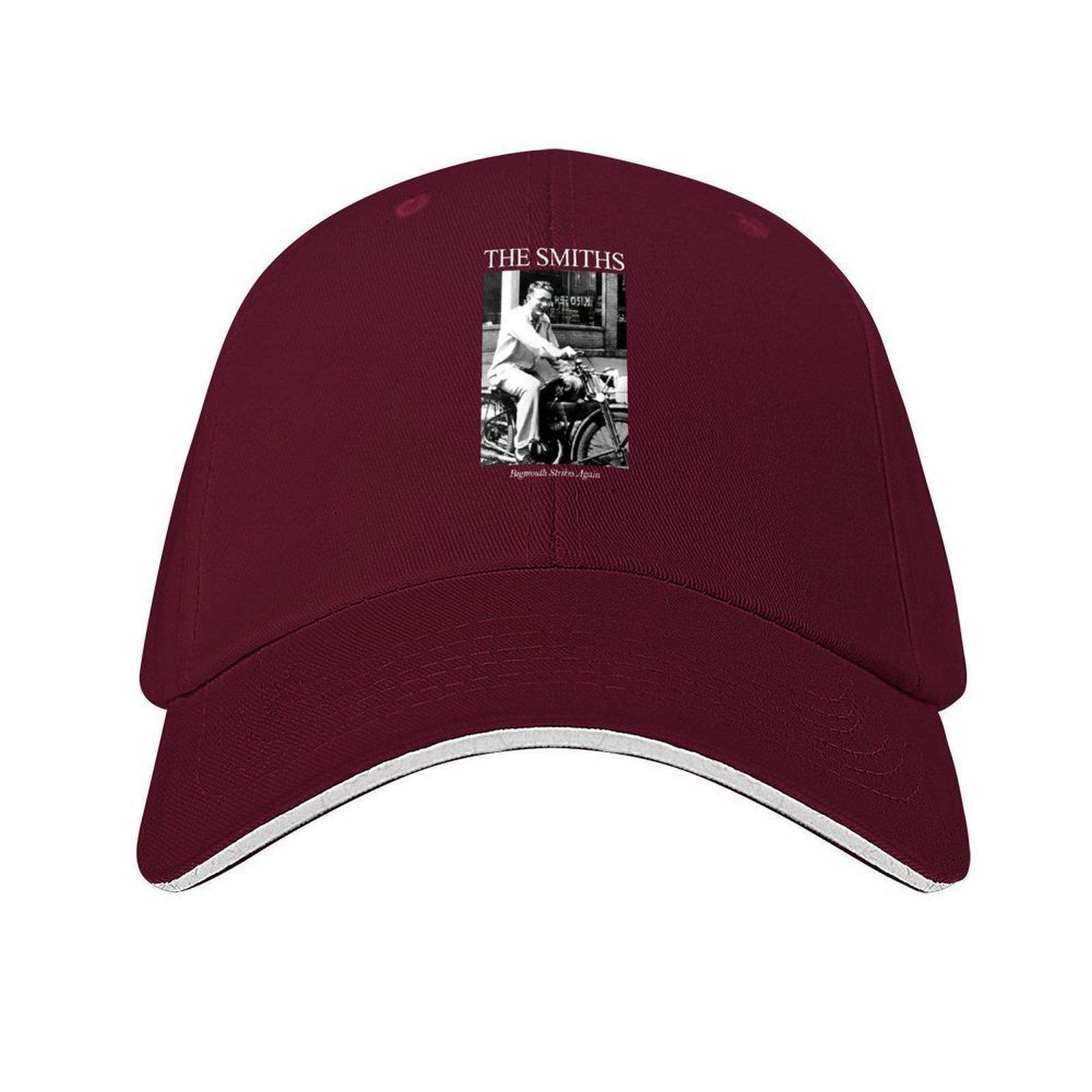 

Bigmouth Strikes Again Dark and Purple Heather Baseball Cap summer hat funny hat derby hat Men Caps Womens