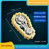 Sprocket Flywheel Flywheel Flying Top Flying Disk Anti-Anxiety Ornaments Metal Bicycle Chain EDC Rotating Flying Disk Adult Toy