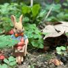 Miniature Rabbit Figurines Easters Bunnies Rabbit Miniature Fairys Garden Decors Cake Toppers Decors Landscape Ornament