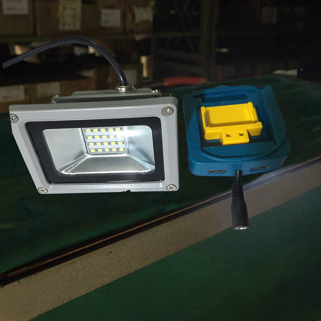 LED Light & Cordless Power Source Charge Adapter For  ADP05 18V Battery