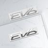 Car Styling For EV6 GT-Line EV Electric Logo ABS 3D Letter Rear Trunk Decals Emblem Badge Glossy Black Decor Accessories
