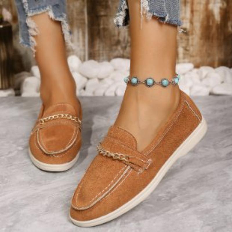 Spring and Autumn One-pedal Lazy Shoes Retro Breathable Doudou Shoes Comfortable Flat Shoes