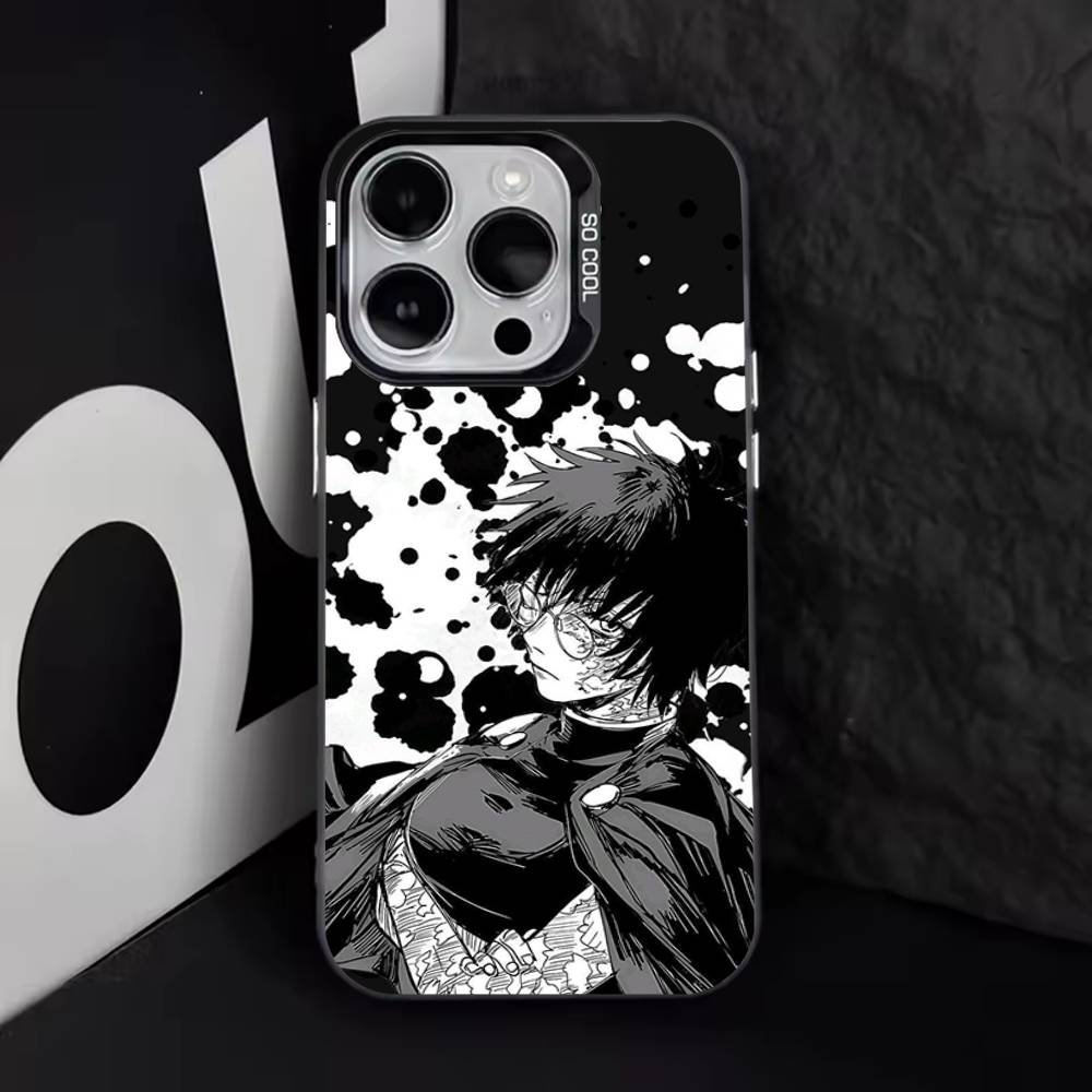 M-Maki Zenin Jujutsu Kaisen Phone Case For iPhone 17,16,15,14,13,12,11,Pro,Max,Plus,E,Air,Mini Black Tpu Cover iPhone16promax