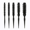Nylon Comb Round Barrel Hair Comb Black Cylinder Curly Hair Comb Hair Styling Hair Brush