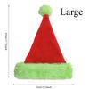 Fluorescent Green Christmas Hat with Plush Edge - Novelty Xmas Party Decor, Family Holiday Decoration & Video Props