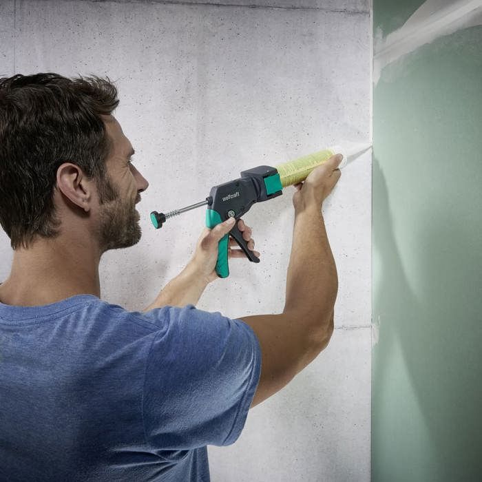 wolfcraft pistolet de calfeutrage mg310 compact 4357000