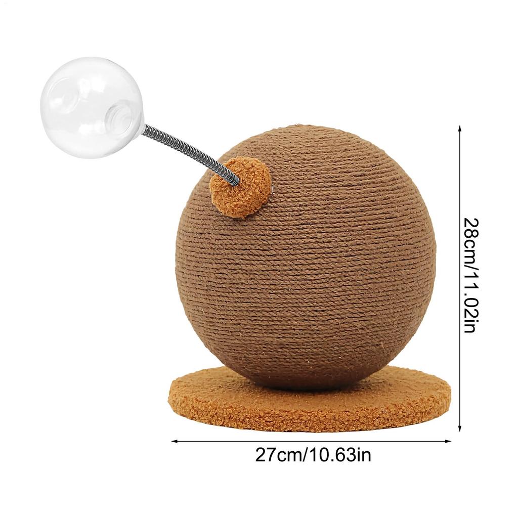 Cat Scratching Post Kitten Boredom Relief Toy Creative Cat Scratching Ball Integrated Climbing Frame For Bedroom Indoors