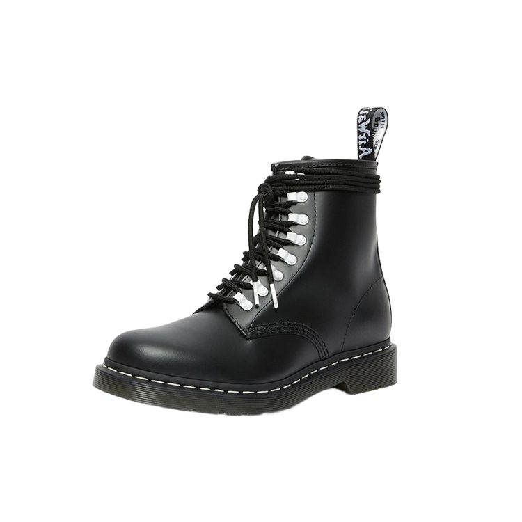 Dr. Martens 1460 Disrupt Hdw Leather Lace-Up 8-Hole Short Boots Women Boots Black 27300001