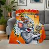 Tom & Jerry Niedlich & Kuschelig Native American Tom & Jerry Decke Flanell Überwurfdecke für Sofa, Bett, Reisen, Camping, Büro