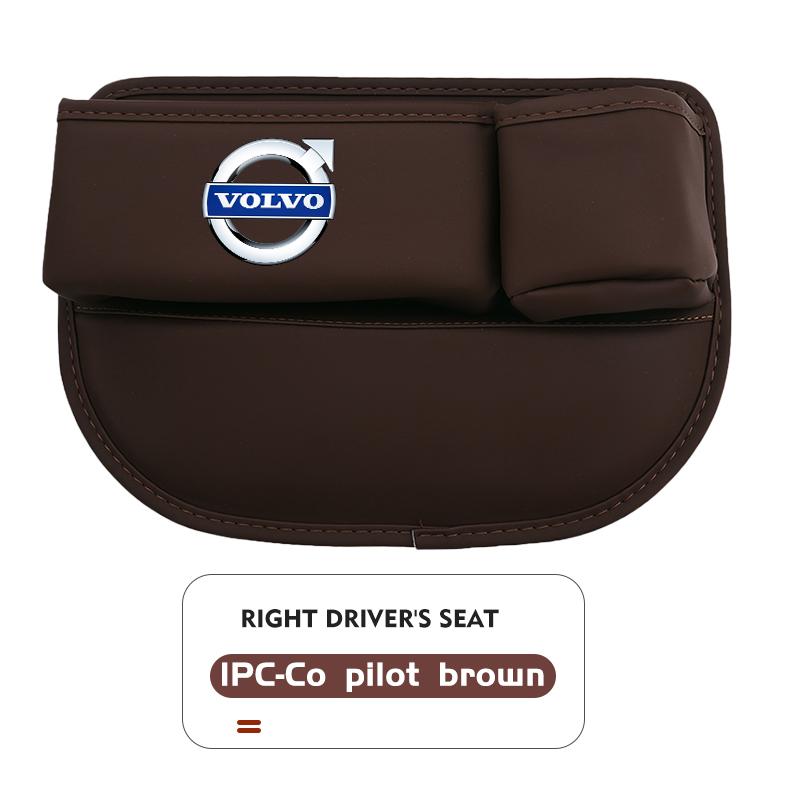 For Volvo Car Seat Gap Organizer Storage Box Keys Card Cup Phone Holder V40 V60 C30 C70 S60 S80 S90 XC40 XC60 XC70 XC90 T6
