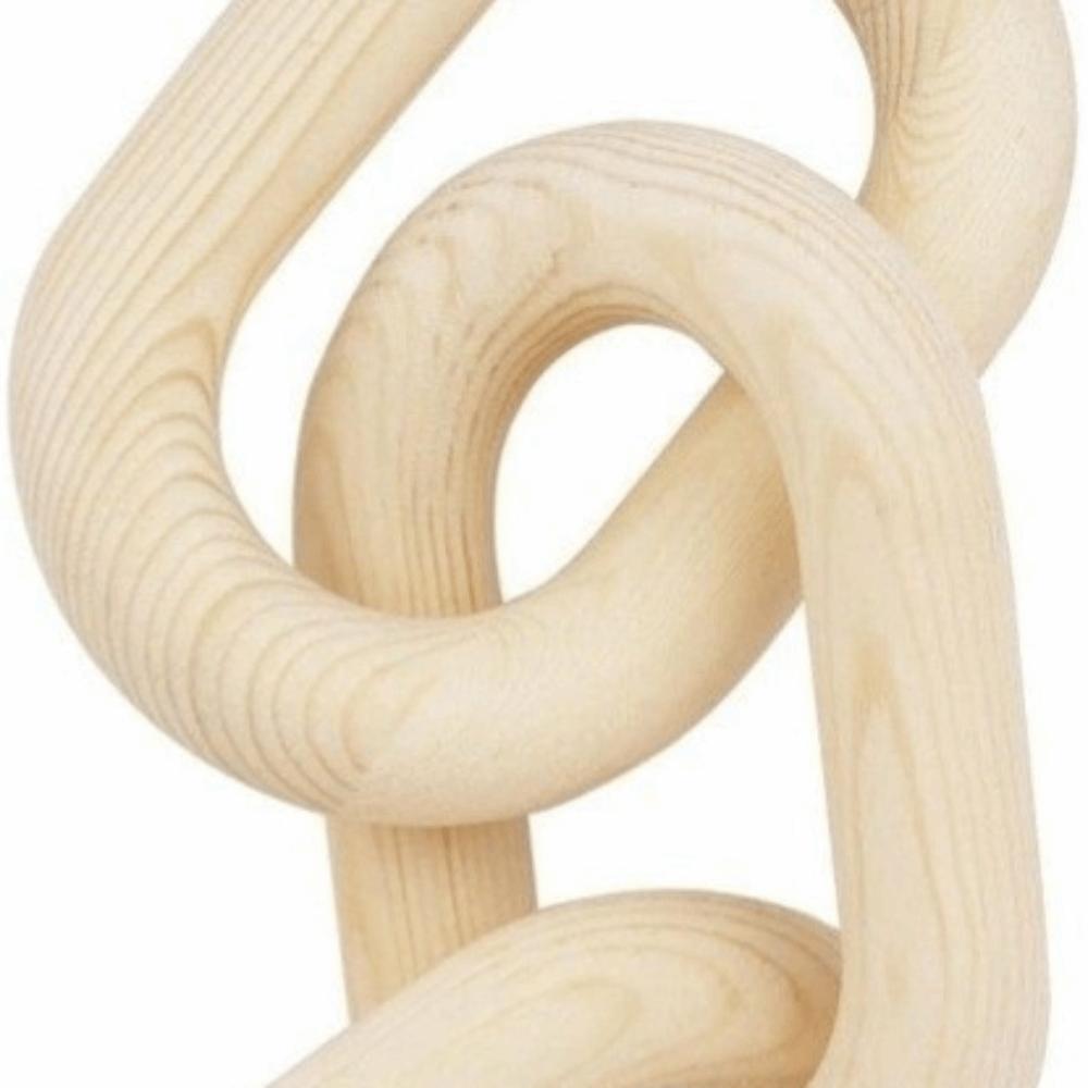 Wood Wood Chain Ornament White, Brown Indoor Wooden Ornament Home Furnishing Match коричневый