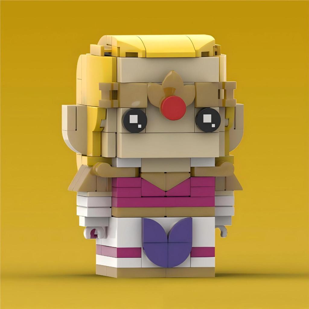 Brick Small Particle Ocarina Of Time Character Collection Brickhead Series Educational Men's Plug-in Toy