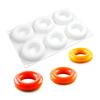 Multifunctional 6 Section Silicone Dessert Molds For Homemade Mousses Cakes Heat Resistant Baking Essential