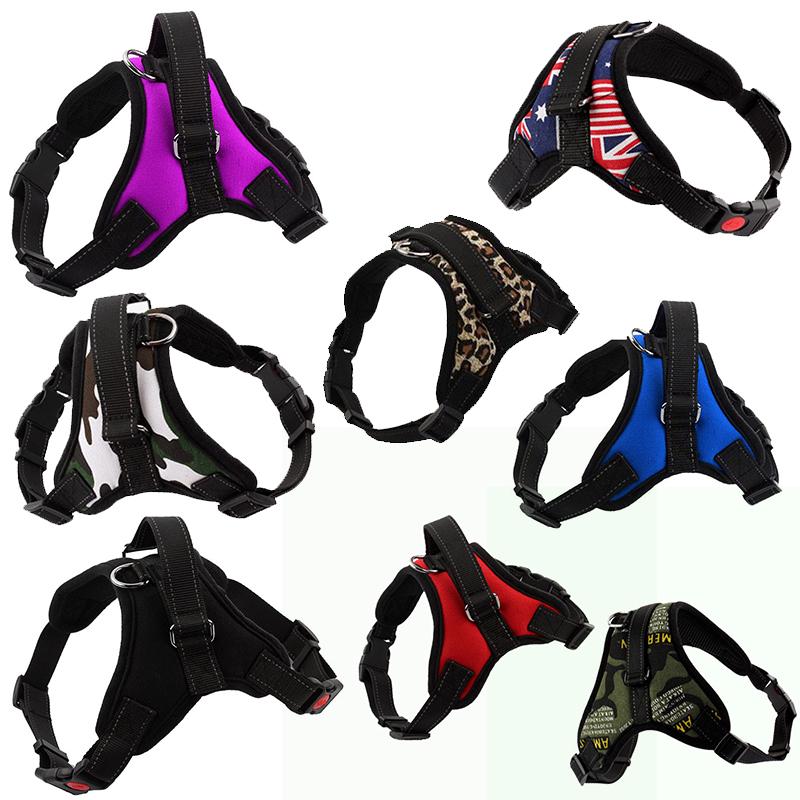 Cheap 8 Colour Pet Large Dog Control Harness Collar Safety Strap