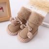Plush Newborn Baby Shoes Casual Anti-Slip Socks New Floor Toddler Socks  Infant Girls Boys